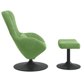 Egg Chair with Footstool Light Green 63 x 73 x 90 cm Velvet 42002747