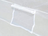 Greenhouse Replacement Cover ONLY Winter Garden Plant PE Cover with Roll-up Windows Door, 6 x 3 x 2m T3398P314745