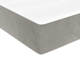 Pocket Spring Bed Mattress Medium Light Grey 100x203x20 cm Twin XL 347867