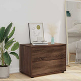 Storage Cabinet Brown Oak 80 x 48 x 57 cm Engineered Wood 888824