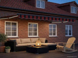 Manual Retractable Awning with LEDs 2.5 x 2 m 3419345