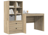 Desk with Drawer with Shelf with Storage 2 pcs Sonoma Oak 3337347