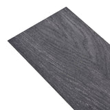 Self-adhesive PVC Flooring Planks 5.21 m 2 mm Black and White 330182