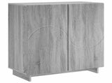 Sideboard Grey Sonoma 67 x 34.5 x 75 cm Engineered Wood 8011537