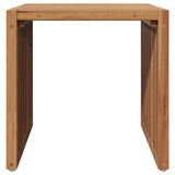 Garden Side Table Brown 45 x 45.5 x 45.5 cm Solid Teak Wood 42006352