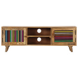 TV Cabinet 120x30x40 cm Solid Mango Wood 249864