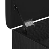 Shoe Bench with Shelf Black 80 x 30 x 45 cm Engineered wood 862989
