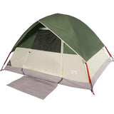 Camping Tent Dome 3-Person Green Waterproof 94695