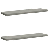 2-Piece Bench Cushions VUGHT 2 pcs 100% Polyester Grey 952251