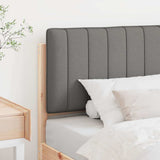 Upholstered Headboard with Headboard Brown and Light Grey 75 cm 880208