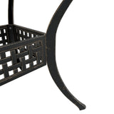 Garden Dining Set Bronze Cast Aluminium Durable Garden Dining Set 3216341