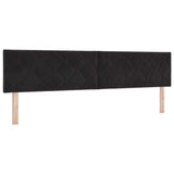 Headboard Height Adjustable with Headboard Black 200 cm Velvet 42007289