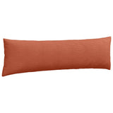 Sofa Pillows 2 pcs Red Orange 145 x 40 cm Corduroy Fabric 42013867