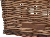 170903 Bike Rear Basket with Cover 55x31x36 cm Natural Willow