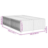 Bed Frame without Mattress Blue 120x200 cm Velvet 3285004