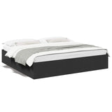 Bed Frame without Mattress Black 200x200 cm 3280987