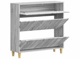 Shoe Cabinet DELFT 78 x 24 x 103 cm Engineered Wood Grey Sonoma 897101
