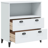 Bookcase VIKEN White 80x40x90 cm Engineered Wood 374944