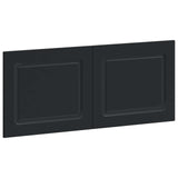 Wall-Mounted Headboard UTRECHT Black Engineered Wood 897846