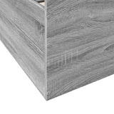 Bed Frame with Drawers without Mattress Grey Sonoma 90x190 cm Single 3280347