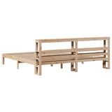 Bed Frame with Headboard without Mattress 200x200 cm 3306055