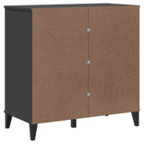 Sideboard VIKEN Anthracite Grey 80x40x80 cm Engineered Wood 374940
