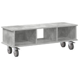 TV Stand Concrete Grey 100 x 35 x 35 cm Engineered Wood 891035