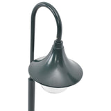 Garden Post Light E27 120 cm Aluminium Dark Green 44218