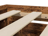 Bed Frame with Headboard Old Wood 80 x 200 cm Engineered Wood 3429680