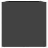 Planter Black 62x30x29 cm Steel 841589