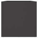 Planter Black 62x30x29 cm Steel 841589
