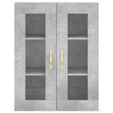 Highboard Concrete Grey 69.5x34x180 cm Engineered Wood 3198197