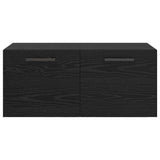 Wall Cabinet Black oak 80 x 36.5 x 35 cm Engineered wood 879560