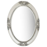 Wall Mirror Baroque Style 50x70 cm Silver 320354