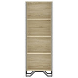 Bookcase Sonoma Oak 50x31x137.5 cm Engineered Wood 848610
