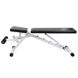 Workout Bench with Barbell and Dumbbell Set 30.5 kg 275351