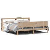 Bed Frame with Headboard without Mattress 180x200 cm Super King 3306092