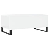 Coffee Table White 90x50x36.5 cm Engineered Wood 830812