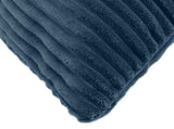 Cushion Cover 12 pcs ALMELO Navy Blue 45 x 45 cm Corduroy 914775