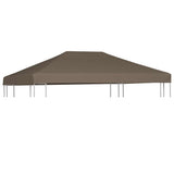 Gazebo Top Cover 310 g/m 3x4 m Taupe 46623