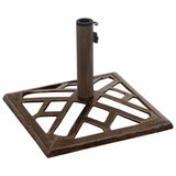 Umbrella Base Bronze 44x44x31 cm Cast Iron 317762