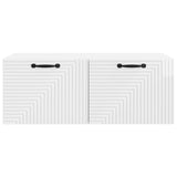 Wall-Mounted TV Cabinet High Gloss White 78.5 x 41 x 30 cm 898689