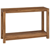 Console Table Natural 110 x 35 x 75 cm Solid Teak Wood 42024253