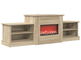 Electric Fireplace Sonoma 110 x 30 x 50 cm Engineered wood 8021161