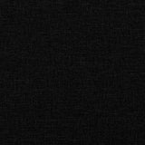 Bench with Cushion Black 113 x 57 x 39 cm Fabric 42001937