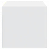 Wall Cabinet White 70x42.5x40 cm Engineered Wood 846117