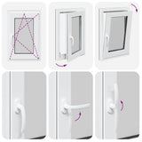 Basement Window "RISOR" 50x75 cm Tilt&Turn DIN Right Anthracite 4108384