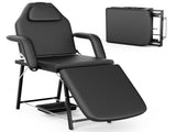 Portable Beauty Bed, Adjustable 3 Section Massage Table, Folding Massage, Salon Beauty Tattoo 66603396