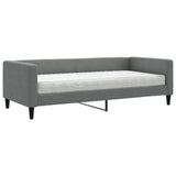 Daybed with Mattress Dark Grey 90x190 cm Fabric 3196646