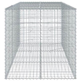 Gabion Basket with Cover 300x100x100 cm Galvanised Iron 3295194